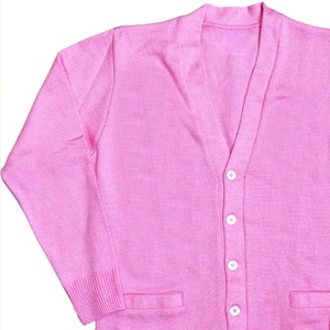 Women's Custom Knit Plus Size Breathable V-neck Casual <b>Cardigan</b> <b>Sweater</b> Autumn Winter College and sorority Style - Product Image 5