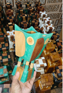 FAIZA CRAFT Prix de gros Diffuseur d'encens artisanal durable en bois d'acacia et bois de santal de style marocain, écologique et de qualité supérieure - Product Image 6