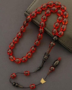 Muslim Islamic Resin Chain Prayer Beads <b>Rosary</b> Love Design Eco-Friendly Customizable - Product Image 1