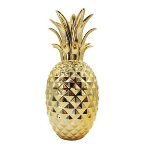 Centre de table élégant en laiton en forme d'ananas pour décoration festive, cadeau de mariage et décoration intérieure stylée - Product Image 6