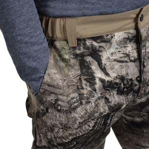 <b>Men's</b> Softshell <b>Camo</b> Hunting Pants Water Resistant Button Fly Regular Fit Outdoor Trousers with Pockets All Seasons - Product Image 4