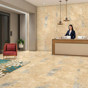 Dalles de carrelage en porcelaine émaillée de luxe Rosso Levanto 800x1600mm, finition satinée, pour sols intérieurs, murs de salle de bain et revêtements extérieurs modernes - Product Image 6