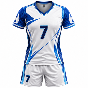 Wholesale Volleyball Uniform Manufacturer Custom Teamwear Jersey Shorts Set Athletic Performance Sports Apparel <b>for</b> <b>Clubs</b> - Product Image 1