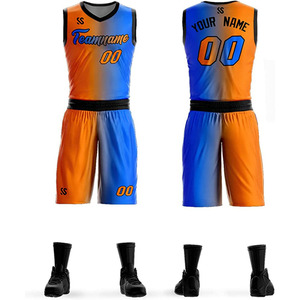 Uniformes de Baloncesto para Hombre, Mujer y Jóvenes, Transpirables, Antibacterianos, de Secado Rápido, Tela de Poliéster, Impresión por Sublimación, Personalización OEM - Product Image 1