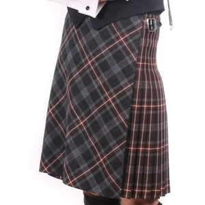 Kilt de tartán para hombre de 8 yardas, estilo Tuba, con logotipo personalizado del clan Wotherspoon, de lana acrílica de 16 oz, ajustable, hecho de algodón - Product Image 2