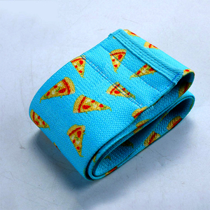 Bandes de résistance pour les hanches en tissu antidérapant, marque privée, haute résistance, pour la gym, ensemble de bandes élastiques pour les fessiers, vente en gros - Product Image 5