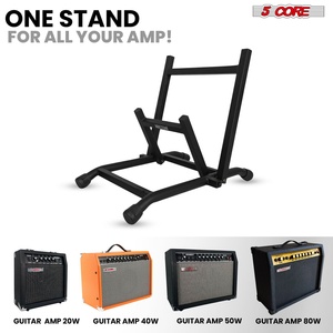 Support d'amplificateur 5 Core Amp, structure métallique robuste, réglable, pour amplificateur de guitare, profil bas, pliable et repliable - Product Image 6