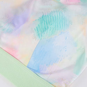 Soutien-gorge de sport dos nageur pour femme, imprimé tie-dye, maintien moyen, respirant, pour yoga et activités sportives, en Spandex et Polyester, en vente en ligne - Product Image 6