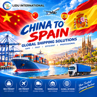 Multimodaler Versand von China nach Spanien Frachtagent 1688 Einkauf Dropshipping DDP Tür-zu-Tür 7x24 Online