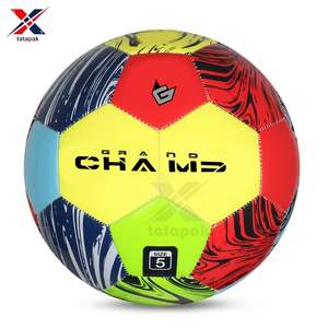 Balón de Fútbol de PVC Ligero de Alta Calidad, 32 Paneles, Tamaño Profesional 5, Logotipo, Resistente al Agua, para Entrenamiento Deportivo en Interiores/Exteriores - Product Image 1