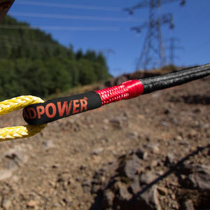 Cuerda de recuperación cinética Roadpower de 14 toneladas, cuerda de remolque resistente para vehículos todoterreno, cuerda elástica que absorbe impactos y maximiza la energía - Product Image 4