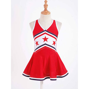Tenue de danse et de cheerleading pour femmes, personnalisable avec logo, en tissu polyester Dry Fit, haut dos nageur et jupe taille élastique, pour équipes scolaires 2026 - Product Image 2