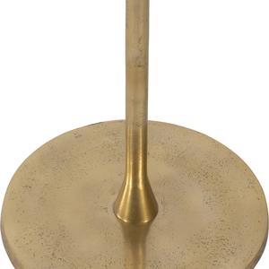 Elegante Mesa Auxiliar Delgada con Base Redonda y Robusta, Soporte Compacto para Decoración de Sala de Estar Contemporánea y Bares - Product Image 3