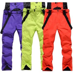 Pantalons de ski personnalisés pour femmes et hommes, super amples, pour snowboard, hiver, sport de neige, isolation, imperméables, coupe-vent - Product Image 2