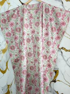 Women Printed Cotton <b>Kaftan</b> Dress Wholesale Bulk <b>Beach</b> Wear 2 - Product Image 4