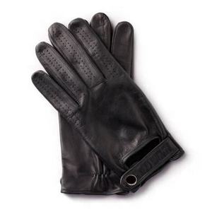Gants de conduite unisexes en cuir premium personnalisés, doublés polaire, avec écran tactile et sangle de poignet ajustable – Meilleures ventes pour tous - Product Image 2