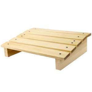 Reposapiés Moderno de Madera para Debajo del Escritorio - Diseño Ecológico Hecho a Mano con Acabado Pulido Suave para Uso en Oficina |   En Stock - Product Image 1