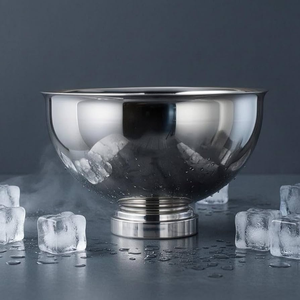 Enfriador de Acero Inoxidable de Alta Calidad para Botellas de Vino, Whisky y Cerveza, Tazón de Hielo de Gran Capacidad, Regalos Florales - Product Image 4