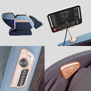 เก้าอี้นวด 4 มิติ ปี 2026 รับผลิตแบบ OEM ODM ขายส่ง คุณภาพสูง ราคาดี เครื่องนวดเท้า ระบบ Zero Gravity เก้าอี้นวดสปาที่บ้าน นวดศีรษะ - Product Image 3