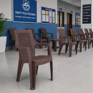 Silla de Plástico Moderna MYSTIQUE, Apilable, para Uso en Exteriores, Hoteles, Hospitales, Apartamentos, Escuelas, Villas, Salas de Estar, Oficinas en Casa - Product Image 6
