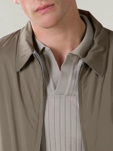 Nouvelle veste coupe-vent réversible pour homme, personnalisée OEM, nouvelle mode, imperméable, softshell, manteau d'hiver avec fermeture éclair - Product Image 3
