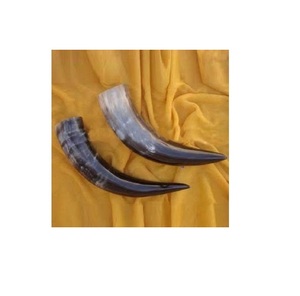 แก้วน้ำทำมือจากเขาควายธรรมชาติ สไตล์ไวกิ้ง ย้อนยุคยุคกลาง สำหรับน้ำ เบียร์ มี้ด แก้วแบบดั้งเดิม - Product Image 1