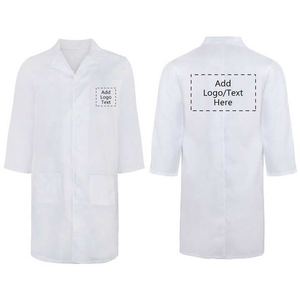 Comfort Medical Scrub Lab <b>Coat</b> For Professional Use In Hospitals Clinics And Healthcare Facilities With Modern Fit - Product Image 3