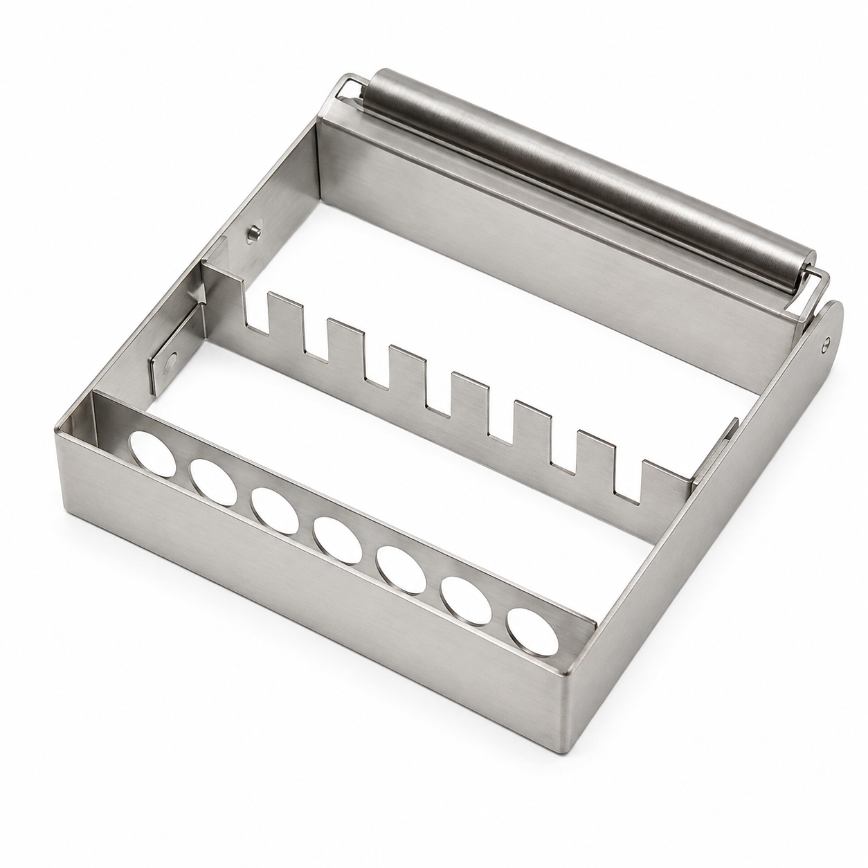 Holds 7. Storage Racks.