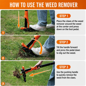 Stand Up <strong>Weed</strong> Puller <strong>Tool</strong> Long Handle <strong>Weed</strong> Remover for Lawn Yard Garden Root <strong>Removal</strong> Gardening <strong>Tool</strong> - Product Image 4