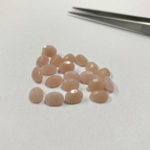 ควอตซ์กัววาธรรมชาติขนาด 7 มม. 9 มม. รูปทรงวงรีเหลี่ยมเพชรพลอย กึ่งอัญมณี สำหรับทำเครื่องประดับตามสั่ง ในราคาขายส่งที่ดีที่สุด - Product Image 1