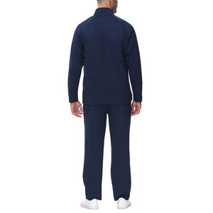 ชุดวอร์มผู้ชาย 2 ชิ้น คอตั้ง แขนยาว มีกระเป๋าข้างสองด้าน เสื้อแจ็คเก็ต กางเกงวอร์ม แฟชั่น สีพื้น - Product Image 5