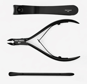 Cortacutículas de Acero Inoxidable Azul, Tijeras para Remover Piel Muerta, Duraderas, para Manicura - Product Image 2