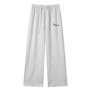 Pantalon de survêtement unisexe en coton surdimensionné – Joggers amples à jambe large avec cordon de serrage, vierges pour impression personnalisée - Product Image 2