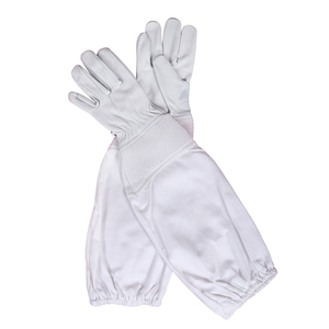 Gants d'apiculteur blancs à manchette longue, équipement de protection pour la manipulation de l'apiculture, grande taille, Sports World SW-MH-48 - Product Image 2