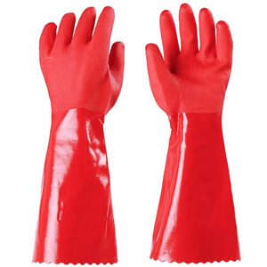 Coated <b>PVC</b> <b>Gloves</b> Waterproof Winter Cold Weather Work <b>Gloves</b> Work <b>Gloves</b> <b>PVC</b> Coated Anti Slip Waterproof Double Coated <b>Gloves</b> - Product Image 1