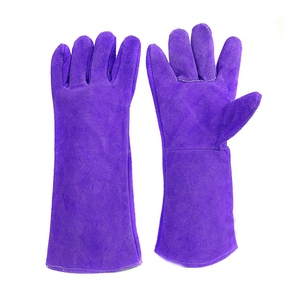 Gants de soudage antistatiques en cuir de vachette de haute qualité, gants de sécurité industriels ignifuges, gants de construction robustes - Product Image 3