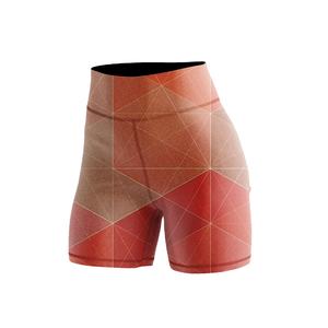 Short femme Sublimation Running Gym Booty Short logo personnalisé Booty Biker Short respirant natation Gym Yoga pour femme - Product Image 1