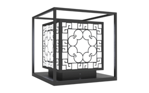 Lampadaire Extérieur Étanche en Acier Inoxydable 3500K Blanc Chaud AC 220V pour Maison Moderne, Villa, Hôtel, Portique de Resort, Poteau de Portail IP65 - Product Image 1