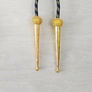 Venta al por mayor de cordones metálicos recubiertos para uniformes ceremoniales en color sólido - Product Image 5