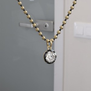 3.0ct Channel Set Octagon Cut Collet Moissanite Pendant Rhodium Plated 14K Gold Christian Luxury Party Rope Chain Necklace - Product Image 3