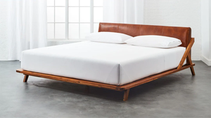 Indian Rosewood (Sheesham) Wood <b>Platform</b> <b>Bed</b> <b>Frame</b> Solid Wood Traditional Design Without Storage Base - Product Image 4