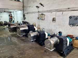 Centrífuga Horizontal de Empuje, Acero Inoxidable SS 316, 25 Hp, 220v, 100 a 1000 Kg/H, Separación de Productos Químicos, Superventas - Product Image 4