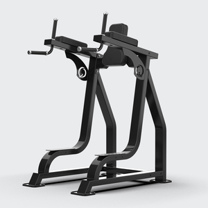Station de dips verticale en acier pour exercices de genoux, équipement de gym commercial avec fonctions de sécurité - Product Image 3