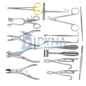 Ensemble d'instruments orthopédiques de haute qualité, 15 pièces, certifié CE, instruments orthopédiques vétérinaires - Product Image 5