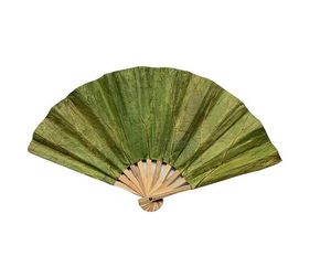 Tendencia 2026: Abanico de Hoja de Loto Hecho a Mano con Materiales Naturales, Artesanía Duradera y Ecológica - Product Image 2