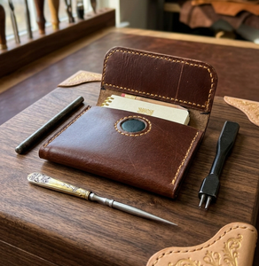 pure Luxury Leather Business <b>Card</b> <b>Holder</b> Genuine Leather Business <b>Card</b> <b>Wallet</b> - Product Image 1