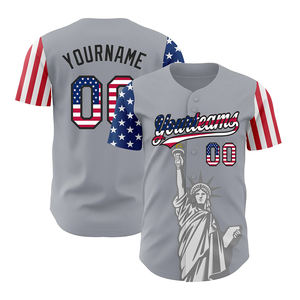 Jersey de Béisbol Sublimado con Nombre de Jugador y Equipo Personalizados, Transpirable, con Botones, para Softbol, Suministro Directo de Fábrica - Product Image 3