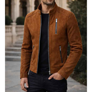 Plus Size Men's Varsity College <b>Jacket</b> Coated Canvas Letterman Winter Custom Logo OEM <b>Fleece</b> <b>Lined</b> Quick Dry Breathable - Product Image 3