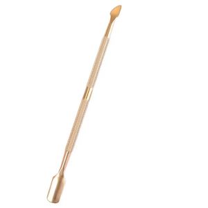 Empujador de Cutículas de Metal Resistente Silver Edge con Agarre Ergonómico para el Cuidado de Manicura y Pedicura - Product Image 1