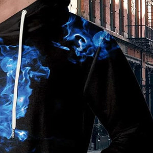Sweat à capuche imprimé pour homme Polar Force Winter, design personnalisé, sweat à capuche chaud, vêtements de sport professionnels pour l'entraînement en plein air - Product Image 4